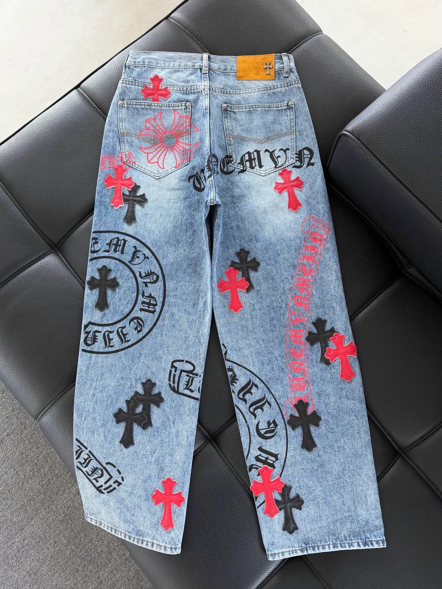 Джинсы Женские Chrome Hearts 3375346