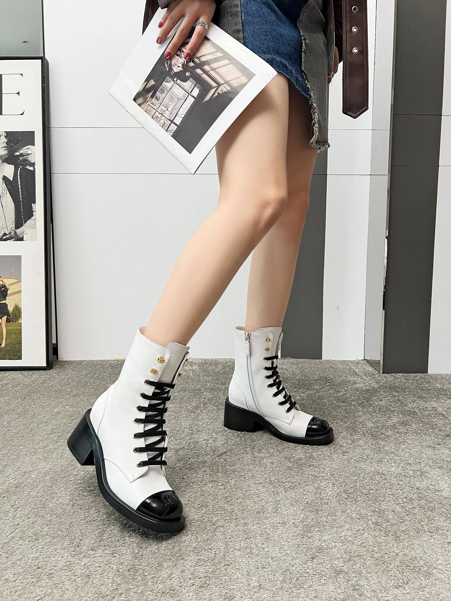 Ботильоны Женские Chanel 88876