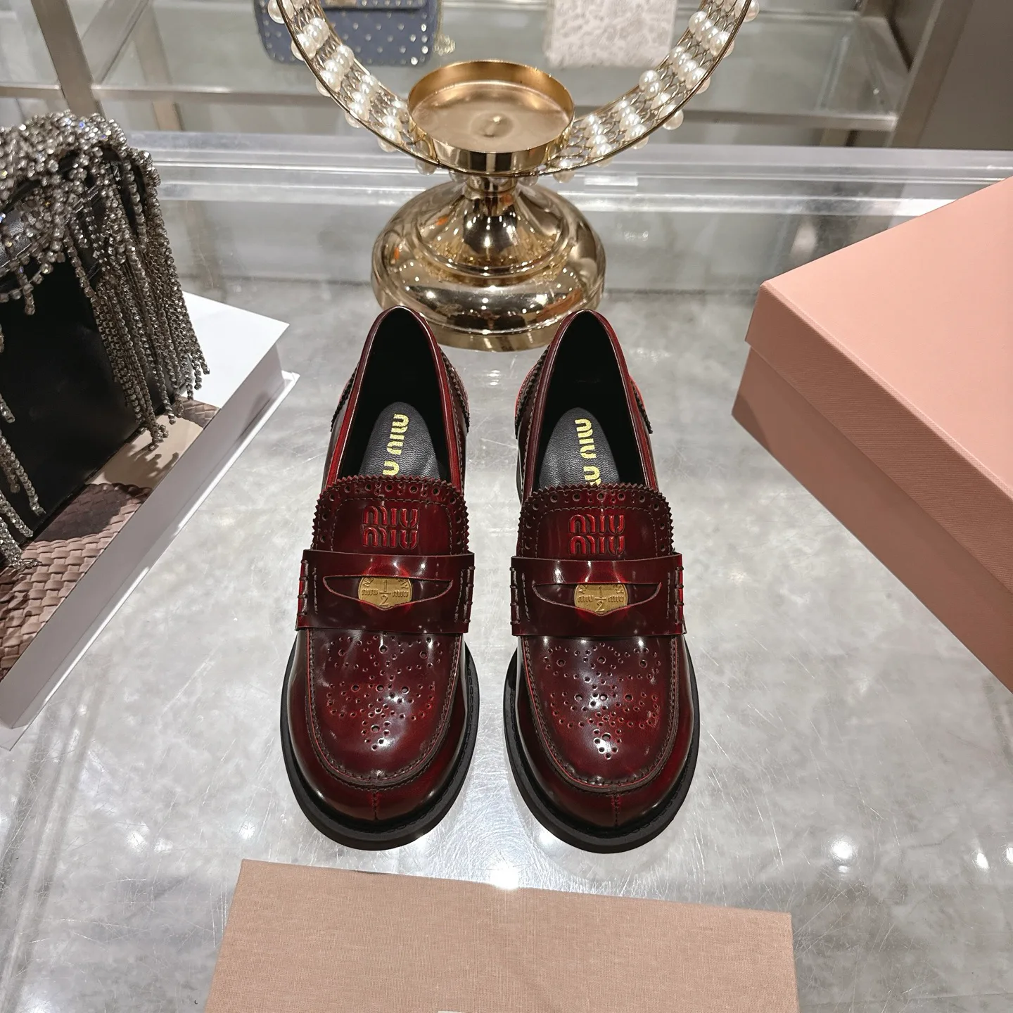 Лоферы Женские Miu Miu 397866
