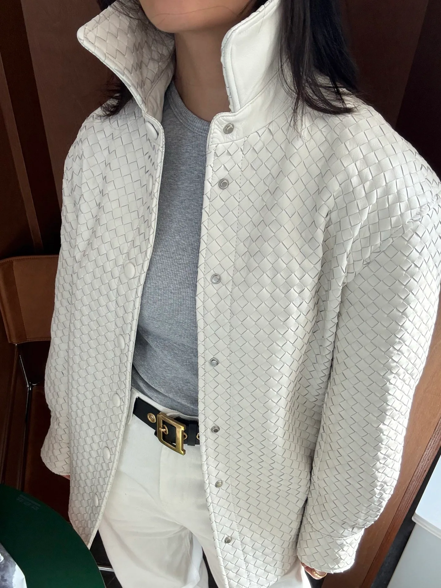 Кожаные Куртки И Дублёнки Женские Bottega Veneta 1882969