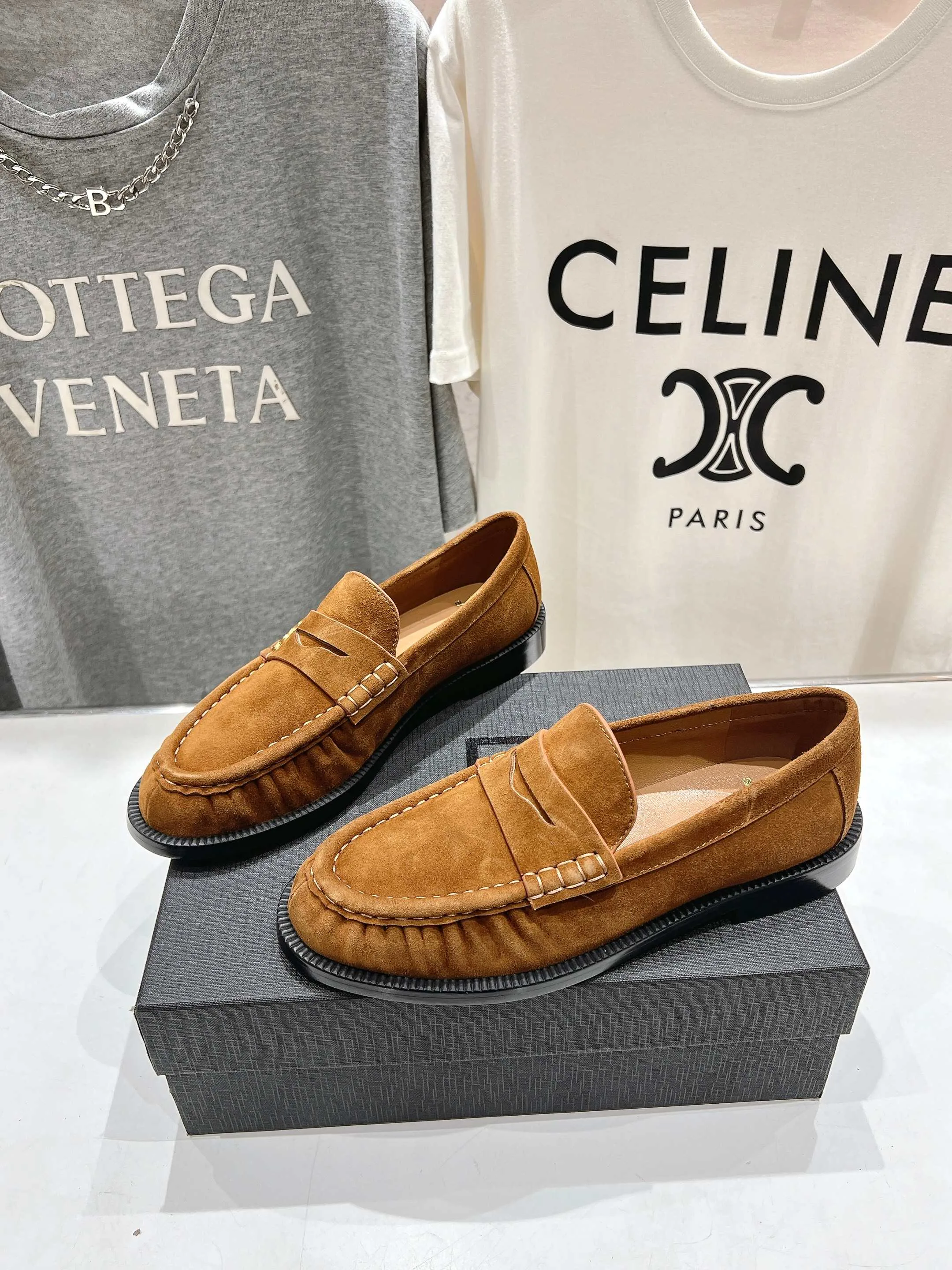 Лоферы Женские Saint Laurent 10031