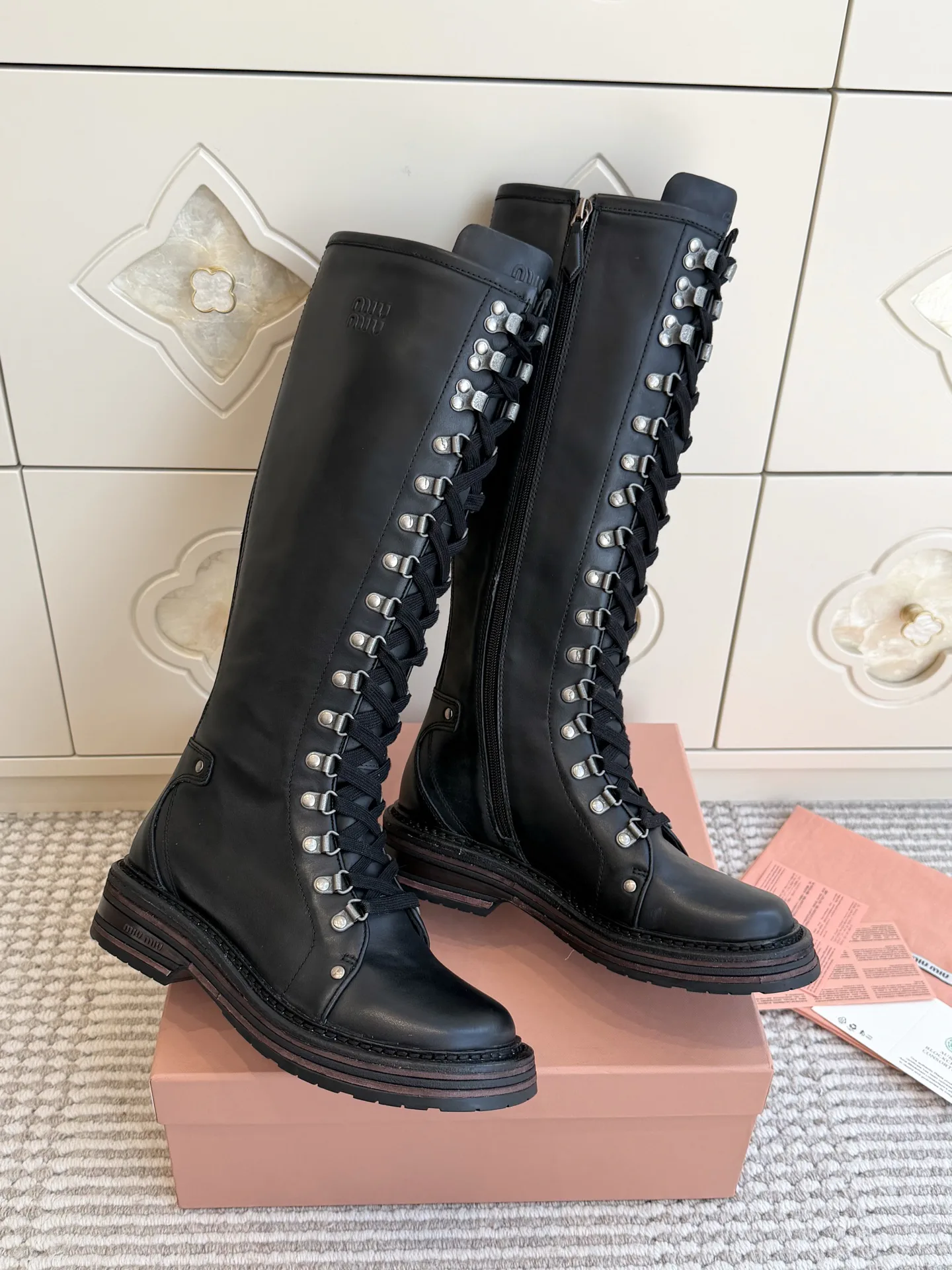 Ботинки Женские Miu Miu 17943217