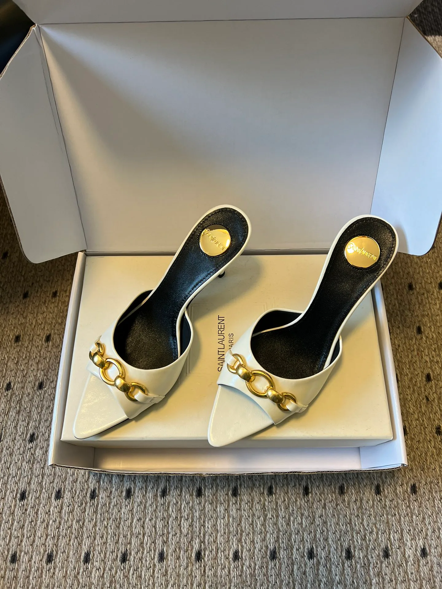 Босоножки Женские Saint Laurent 10835472
