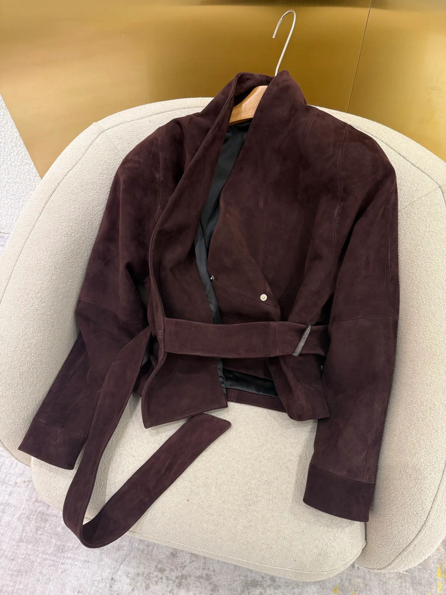 Кожаные Куртки И Дублёнки Женские Brunello Cucinelli 11544835