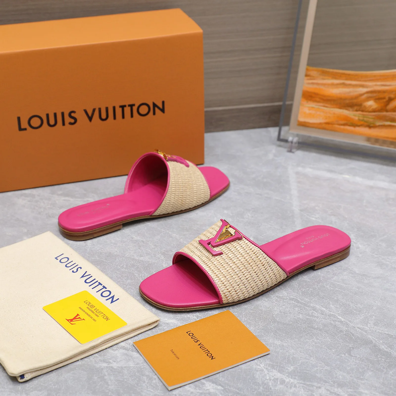 Шлепанцы Женские Louis Vuitton 491973