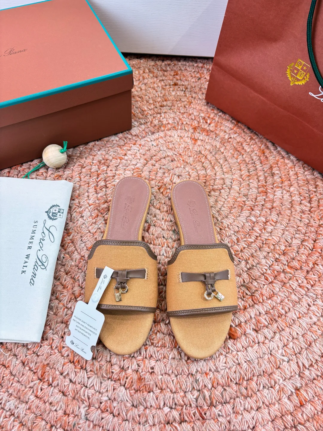 Шлепанцы Женские Loro Piana 11745826