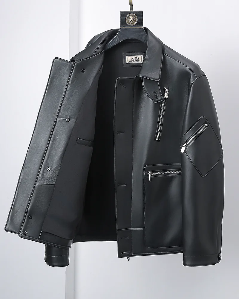 Кожаные Куртки И Дублёнки Мужские Hermes 11927093