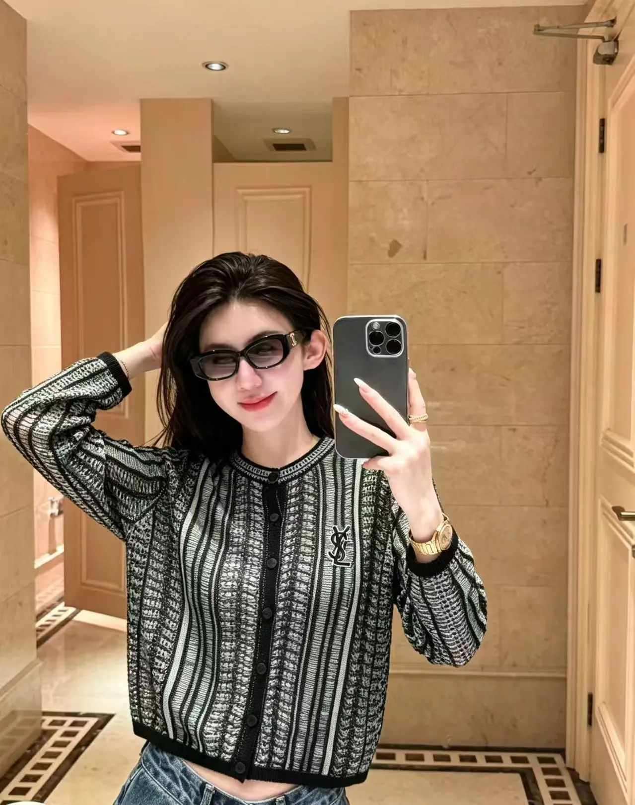 Джемперы И Свитеры Женские Saint Laurent 18276390