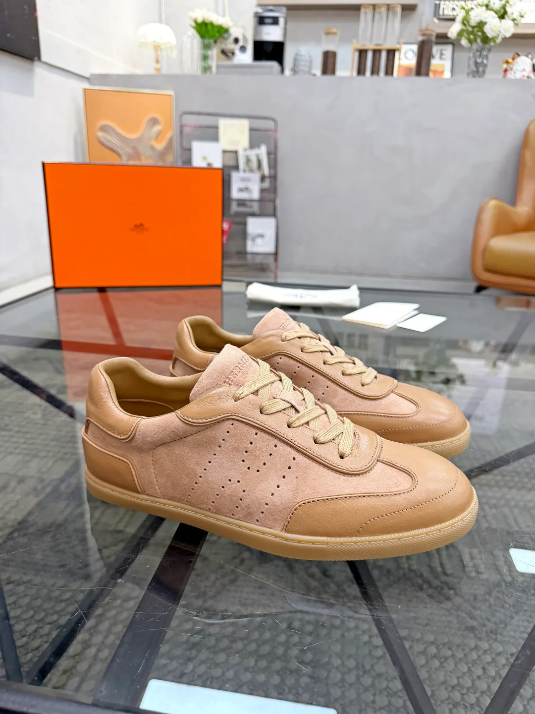 Кроссовки Мужские Hermes 17951086
