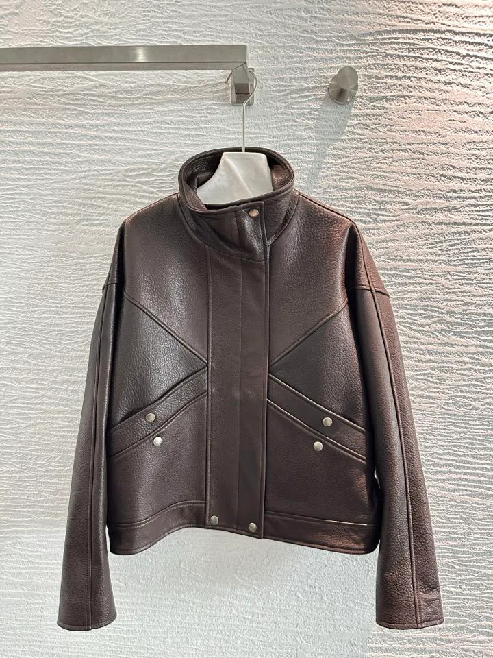Кожаные Куртки И Дублёнки Женские Saint Laurent 17733492