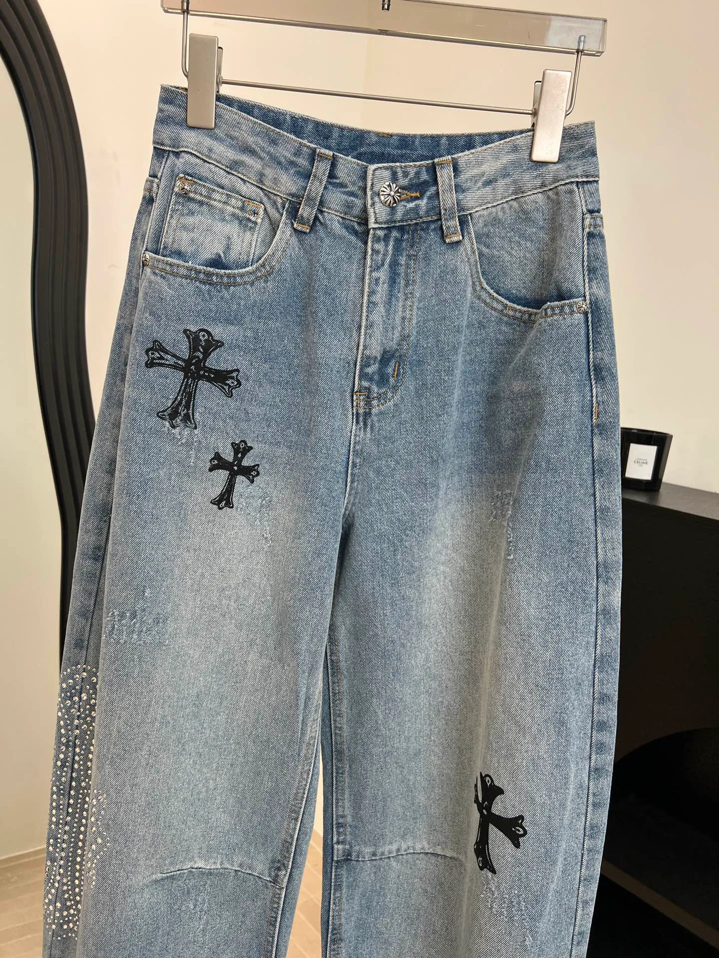 Брюки Женские Chrome Hearts 11645806