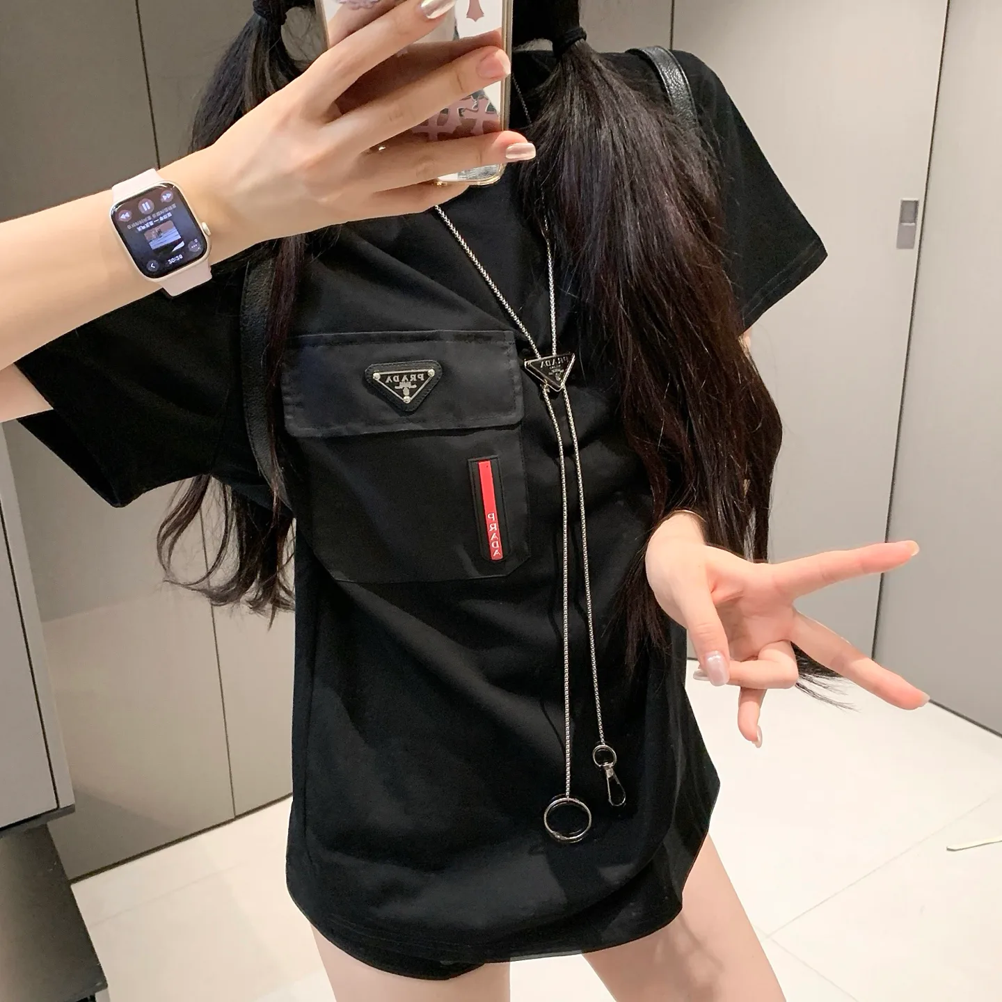 Футболки Женские Prada 16715