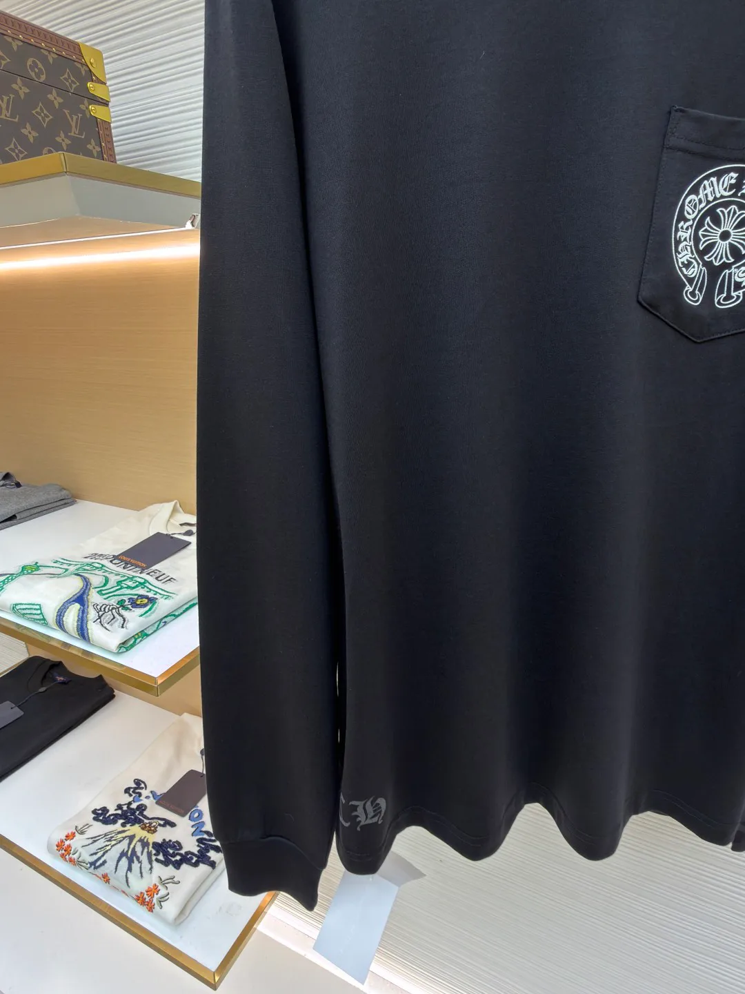 Лонгсливы Мужские Chrome Hearts 11399342