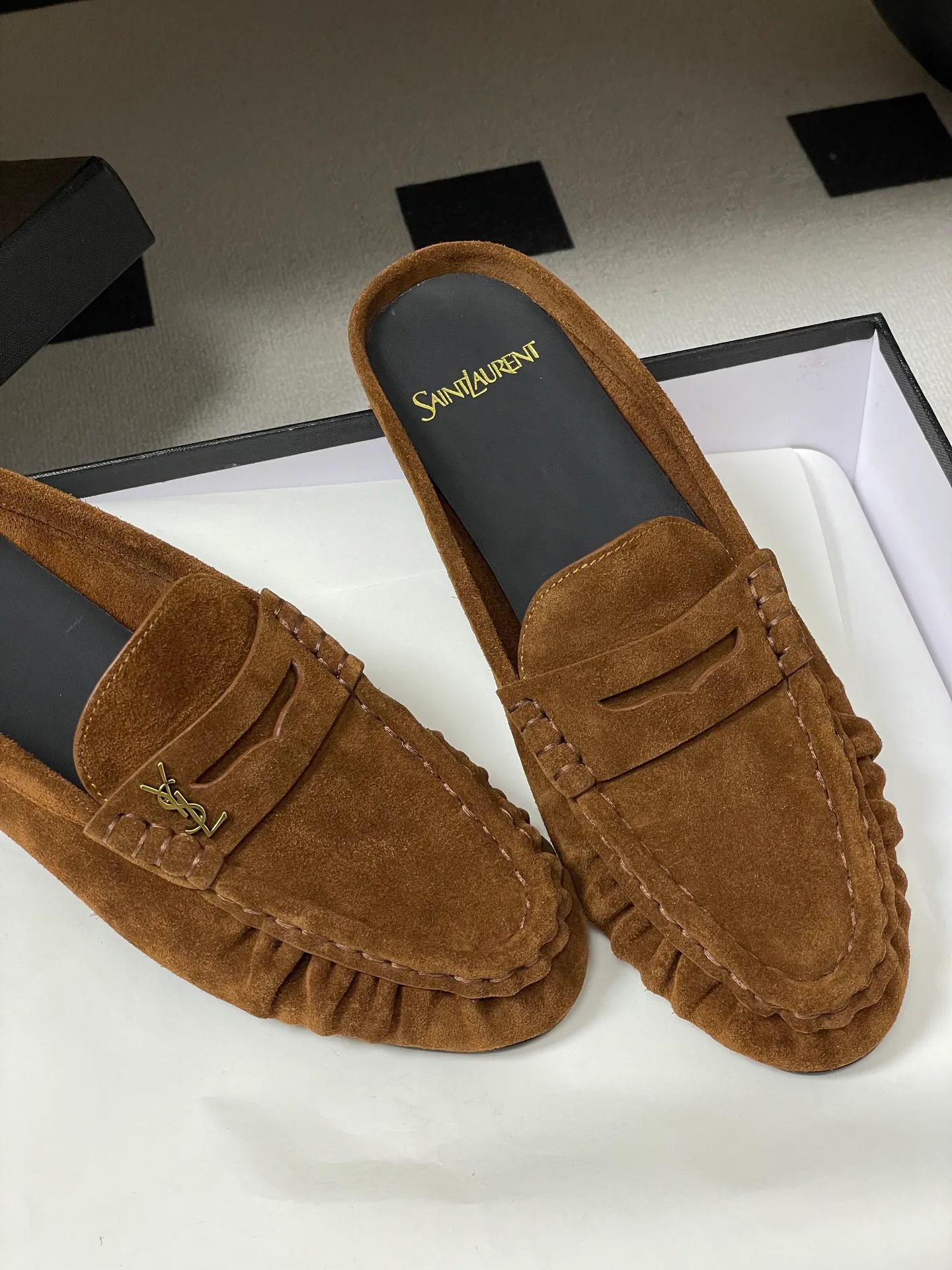 Лоферы И Мокасины Женские Saint Laurent 725685
