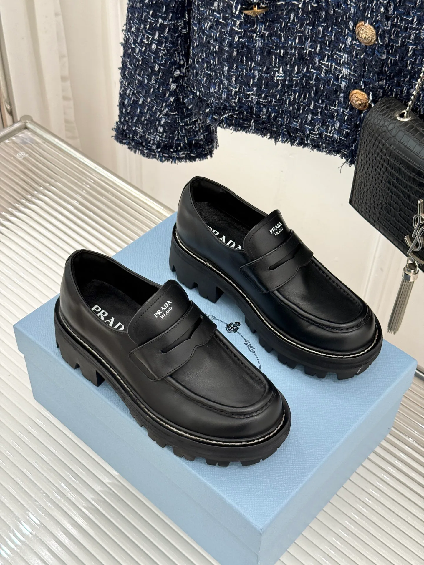 Лоферы И Мокасины Женские Prada 18780372