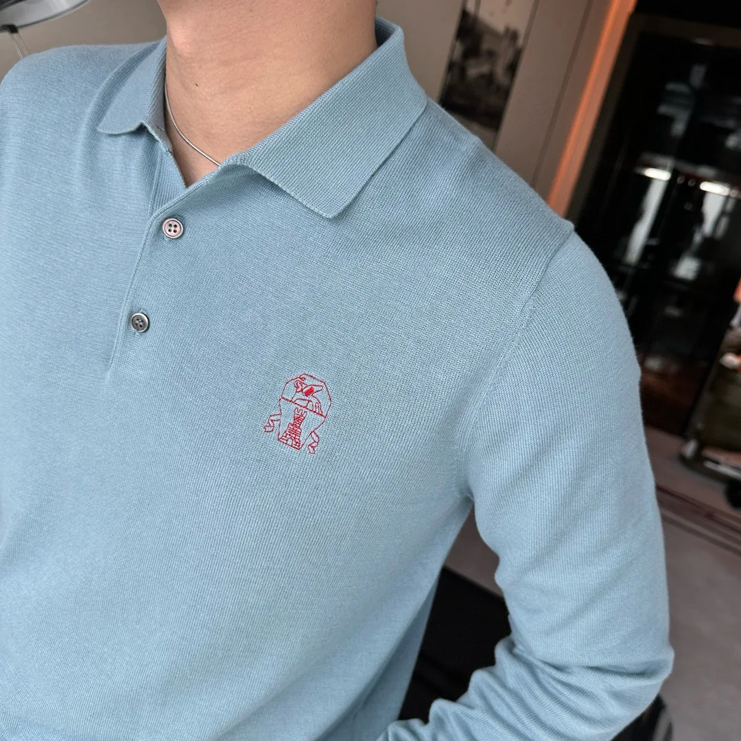 Лонгсливы Мужские Brunello Cucinelli 9990326