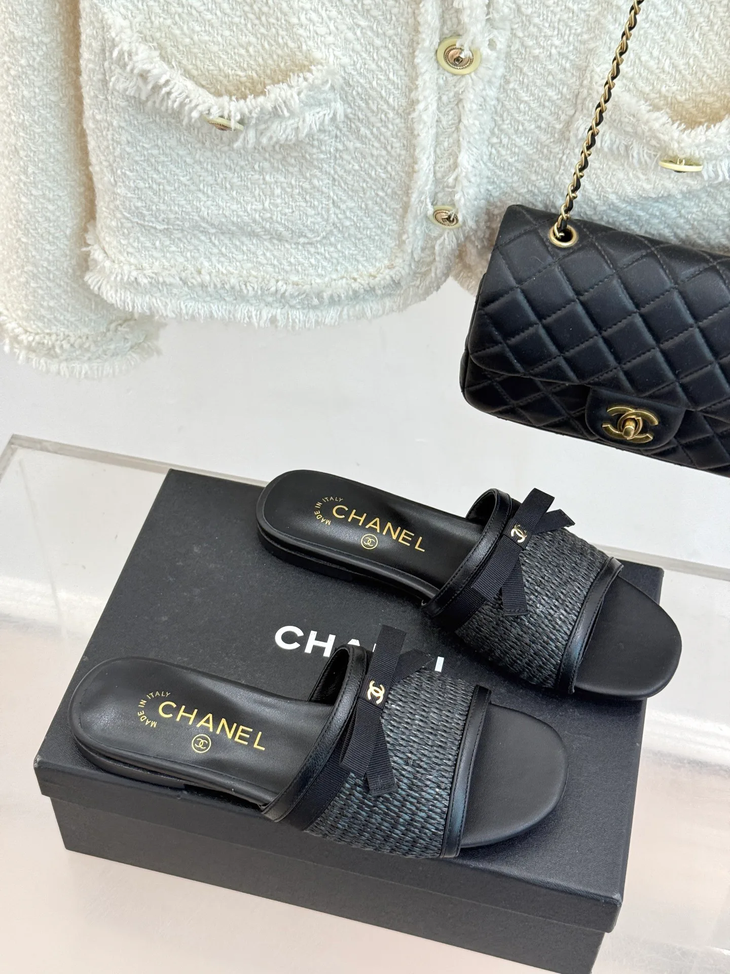 Шлепанцы Женские Chanel 13269283