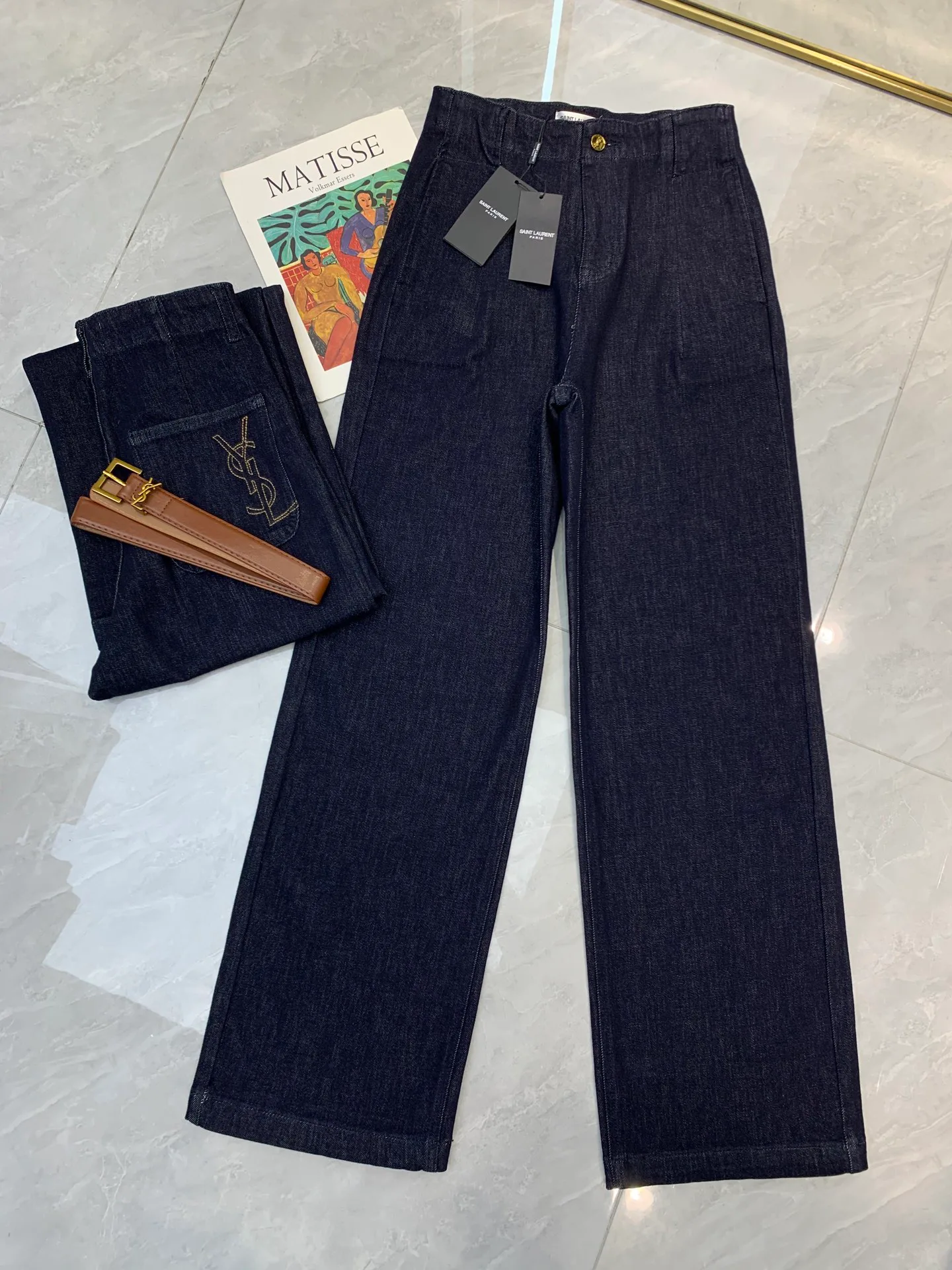 Джинсы Женские Saint Laurent 1263508