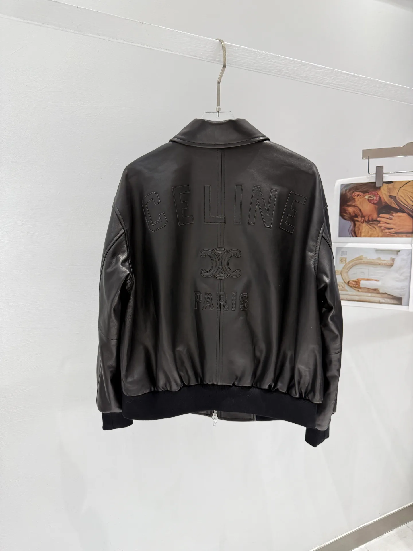 Кожаные Куртки И Дублёнки Женские Celine 11759326