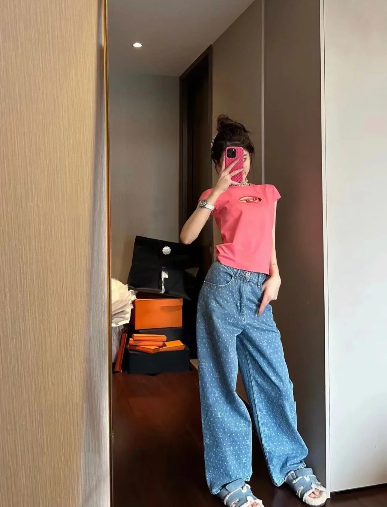 Джинсы Женские Chanel 1205650