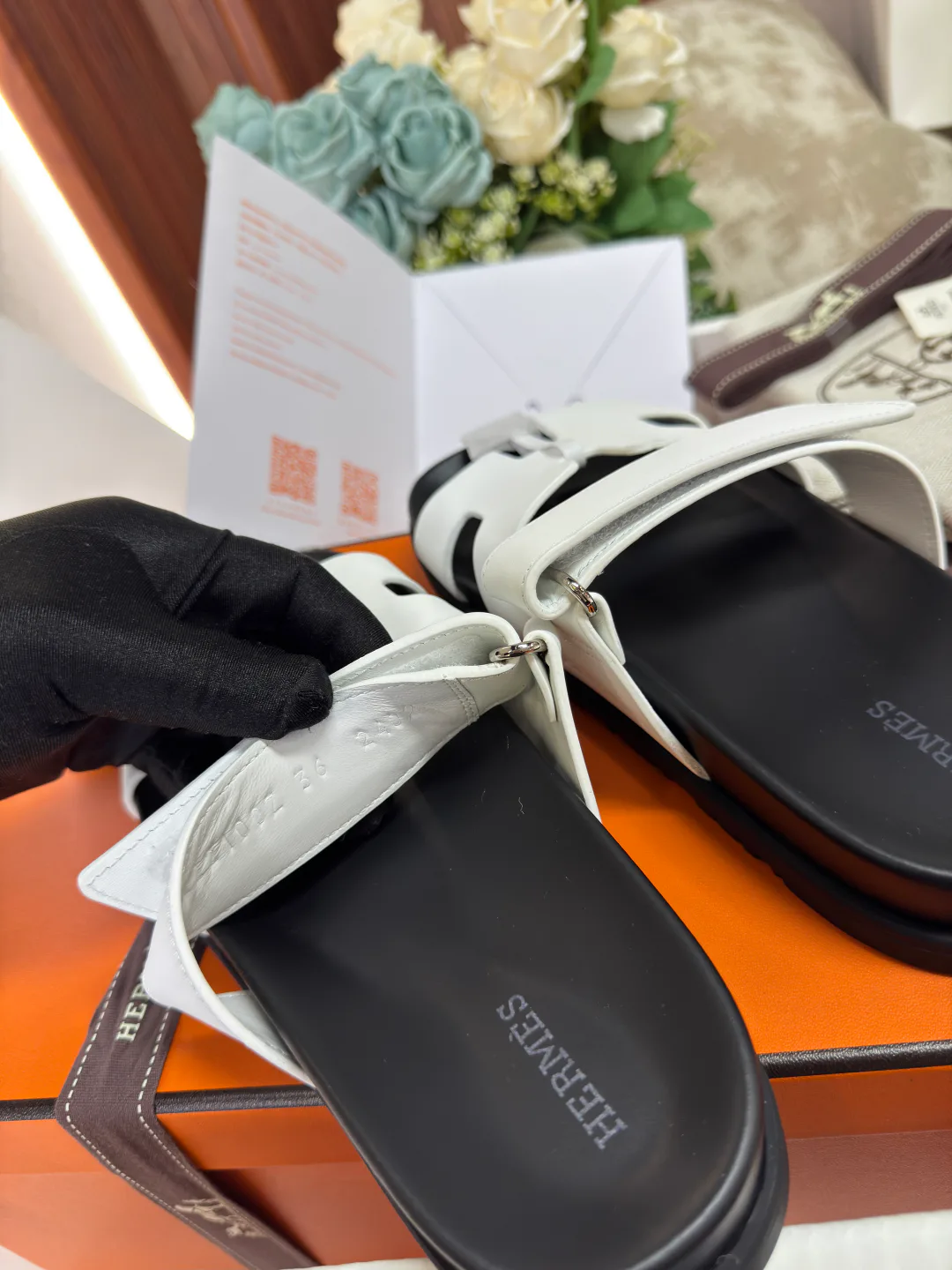 Шлепанцы Женские Hermes 16736