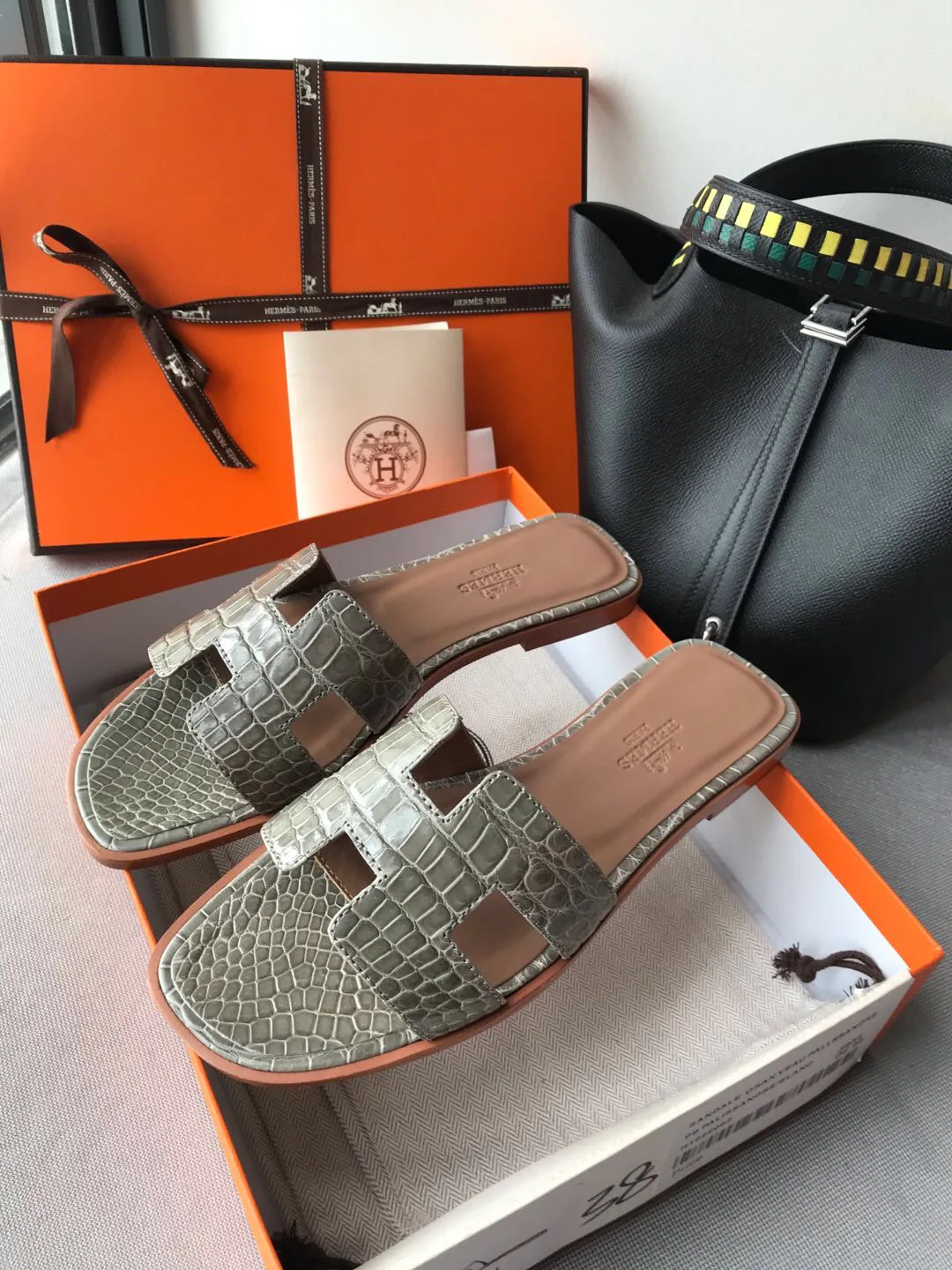 Шлепанцы Женские Hermes 3967602