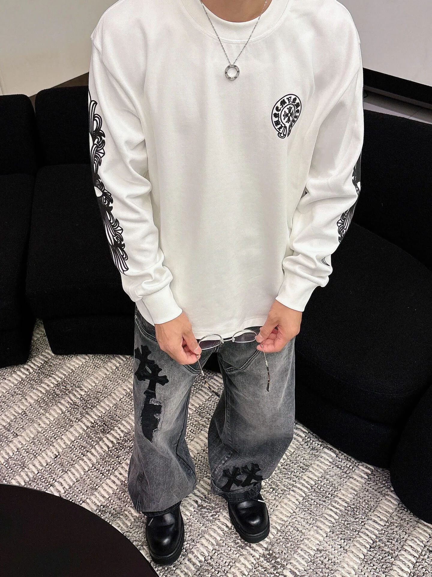 Свитшоты И Худи Мужские Chrome Hearts 2237992