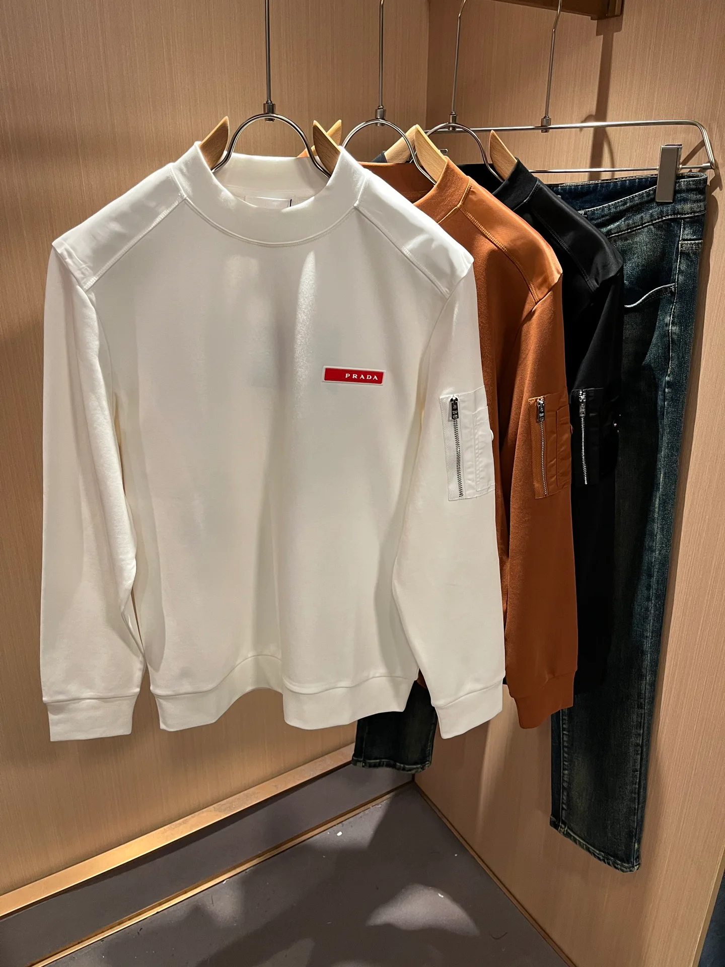 Лонгсливы Мужские Prada 187969