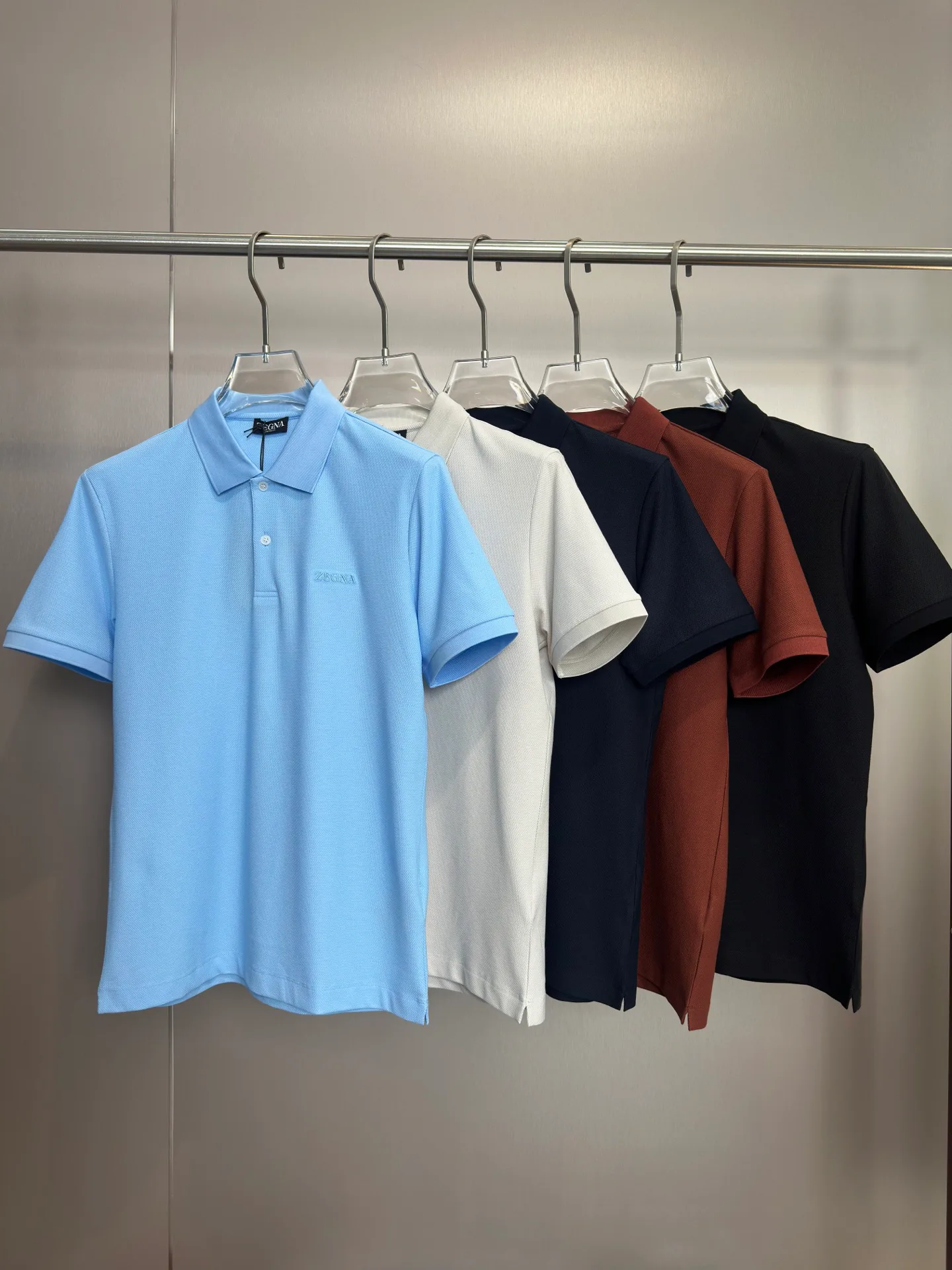Рубашки Мужские Zegna 12615781
