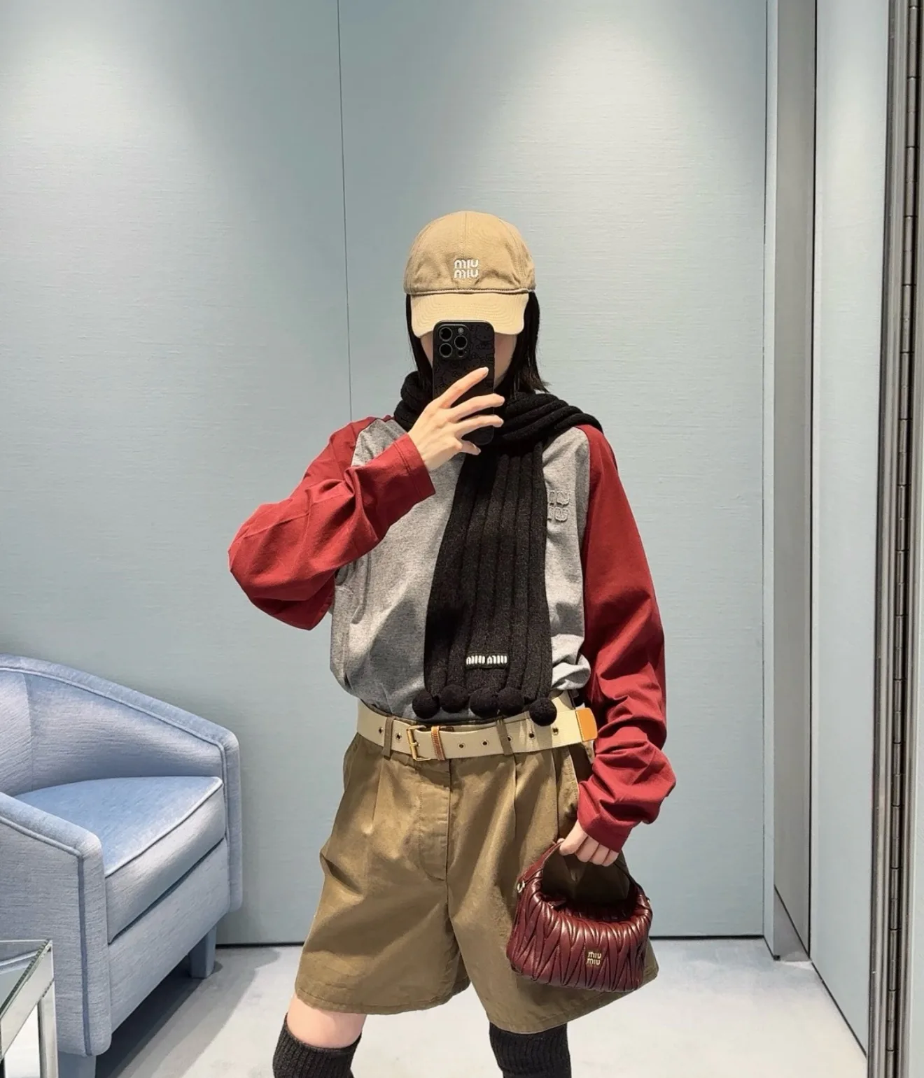 Шорты Женские Miu Miu 5087077