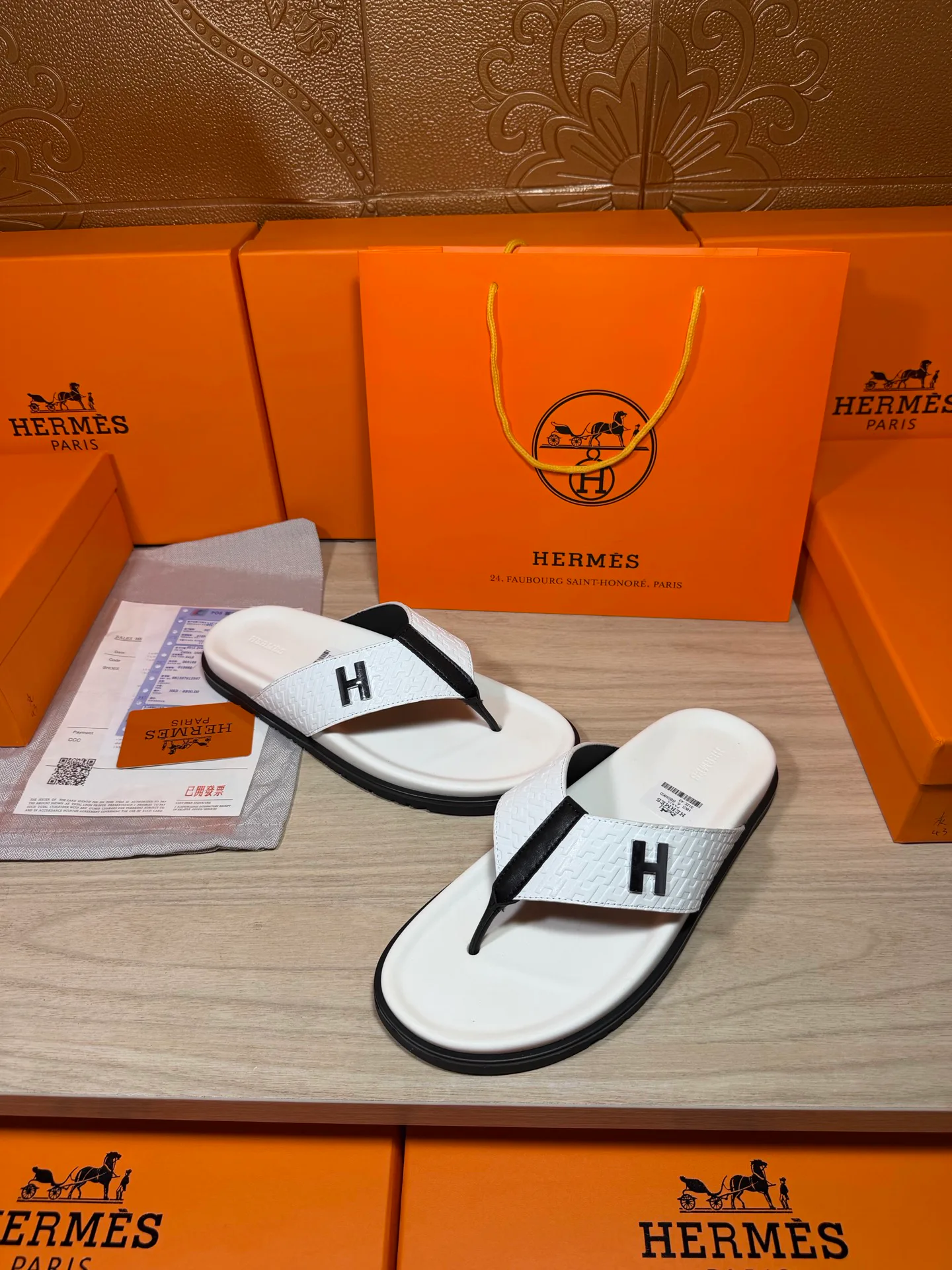 Шлепанцы Мужские Hermes 19414492