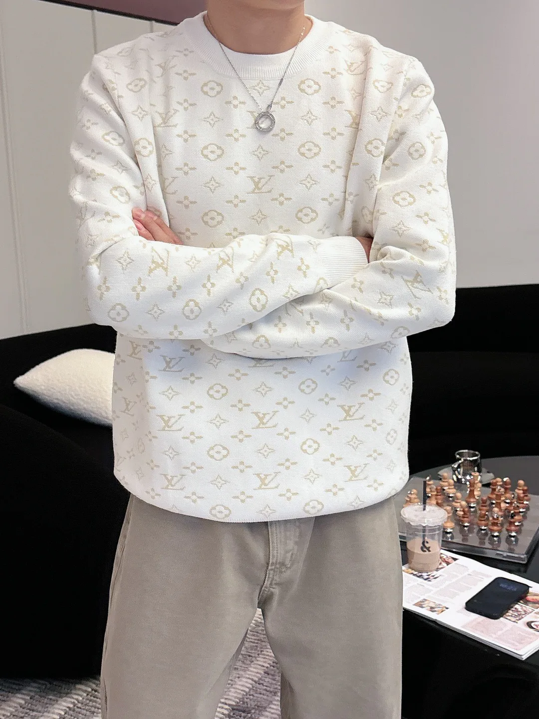 Джемперы И Свитеры Мужские Louis Vuitton 819041