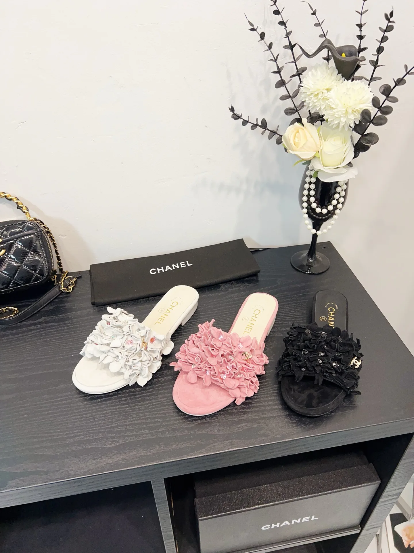 Шлепанцы Женские Chanel 18187