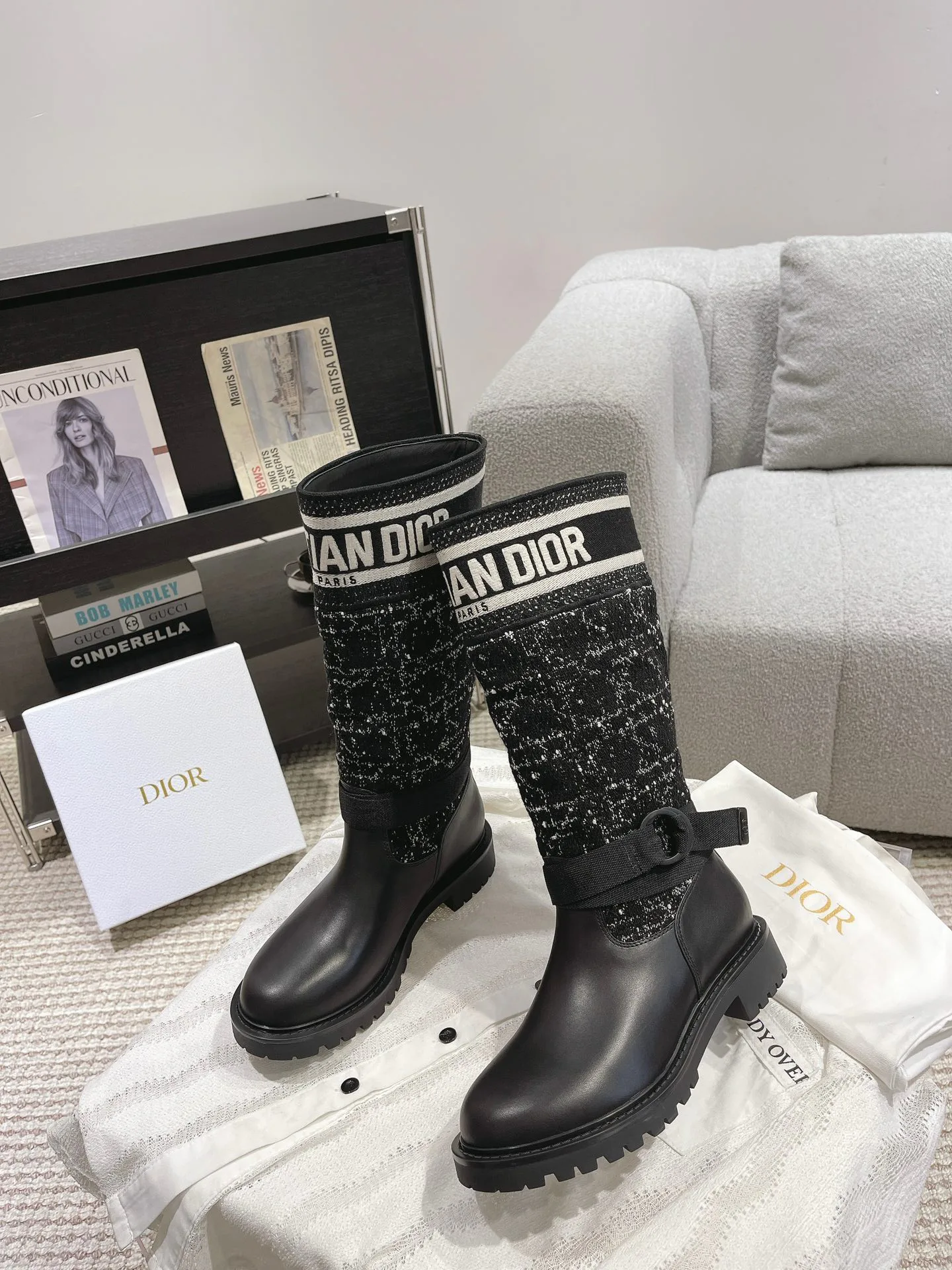 Сапоги Женские Christian Dior 742483