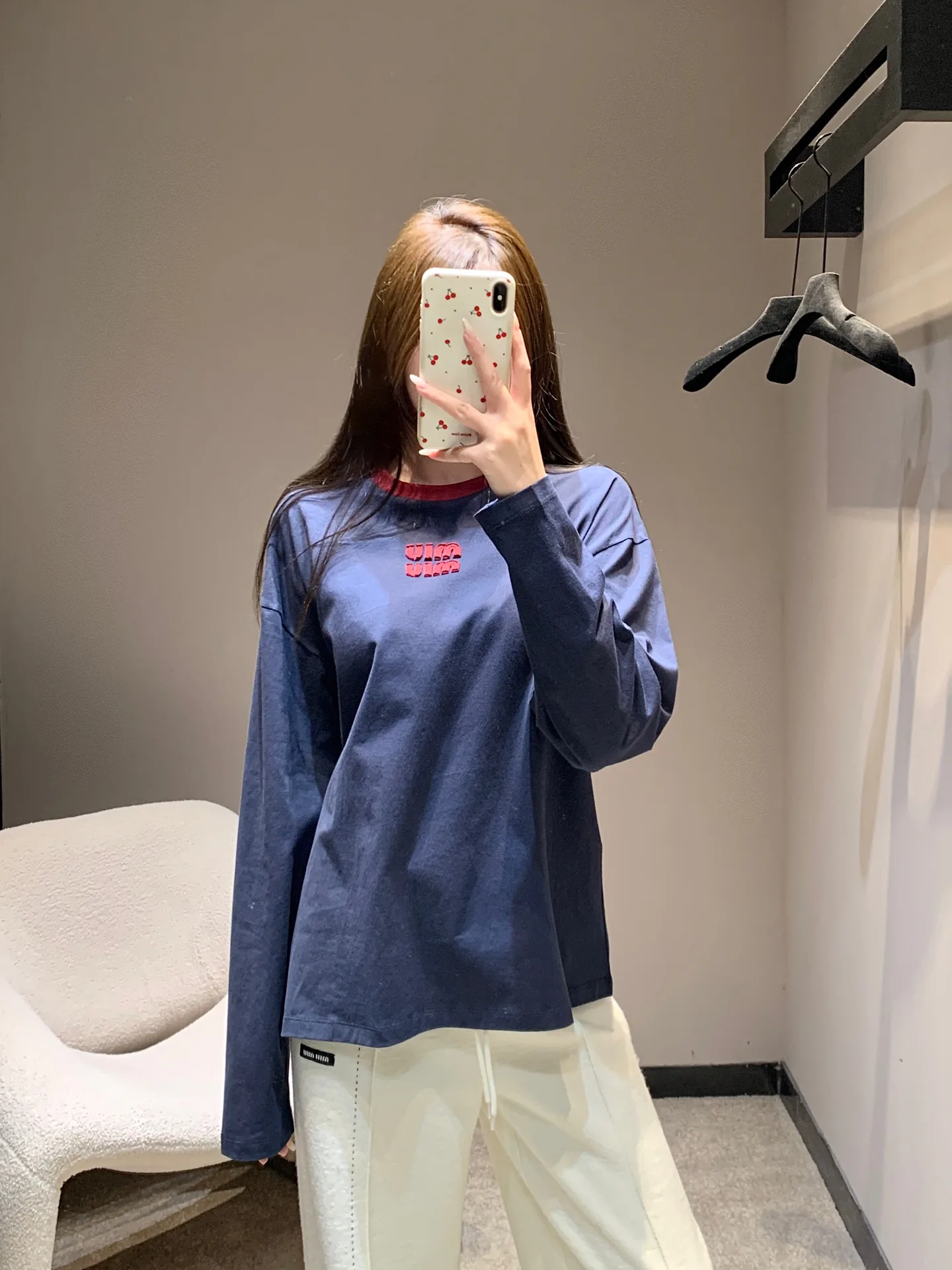 Лонгсливы Женские Miu Miu 1144154