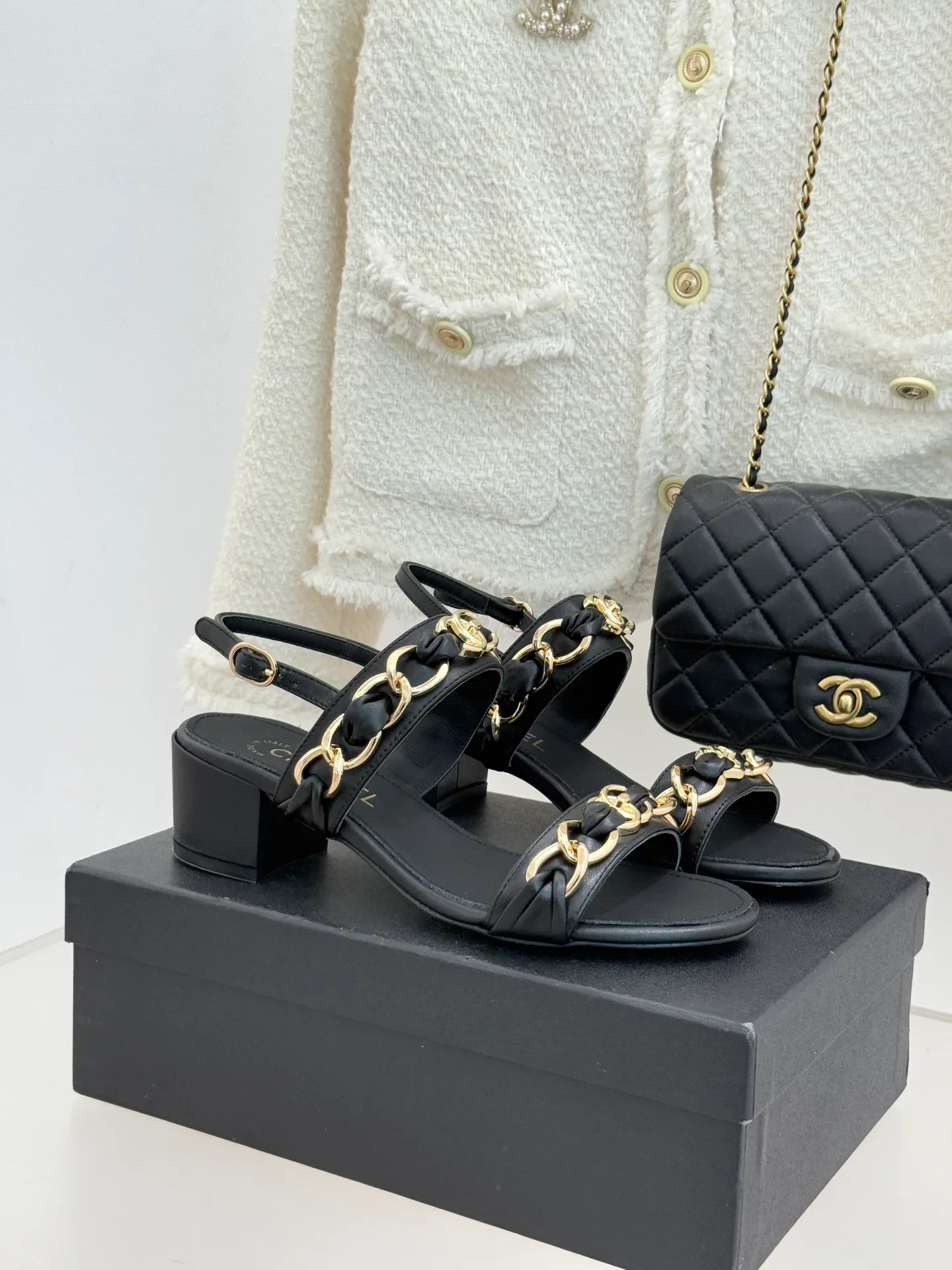 Босоножки Женские Chanel 9894895