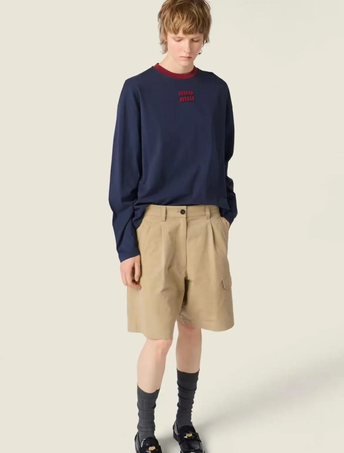 Лонгсливы Женские Miu Miu 5067809