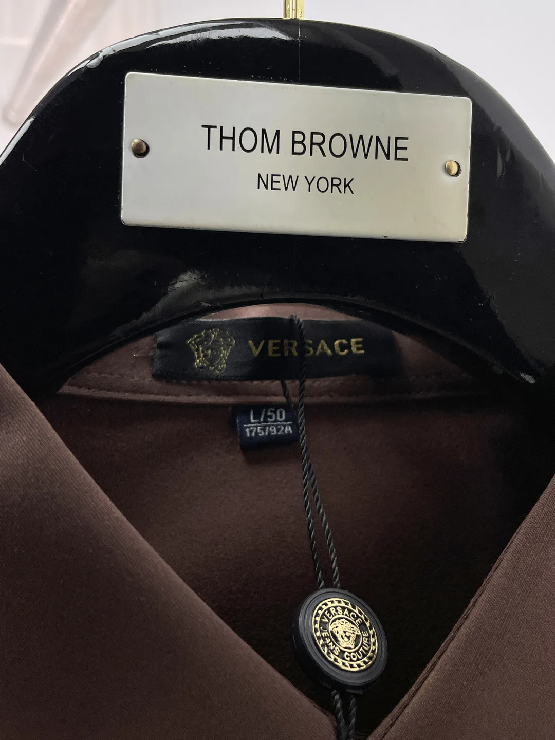Рубашки Мужские Versace 18706385