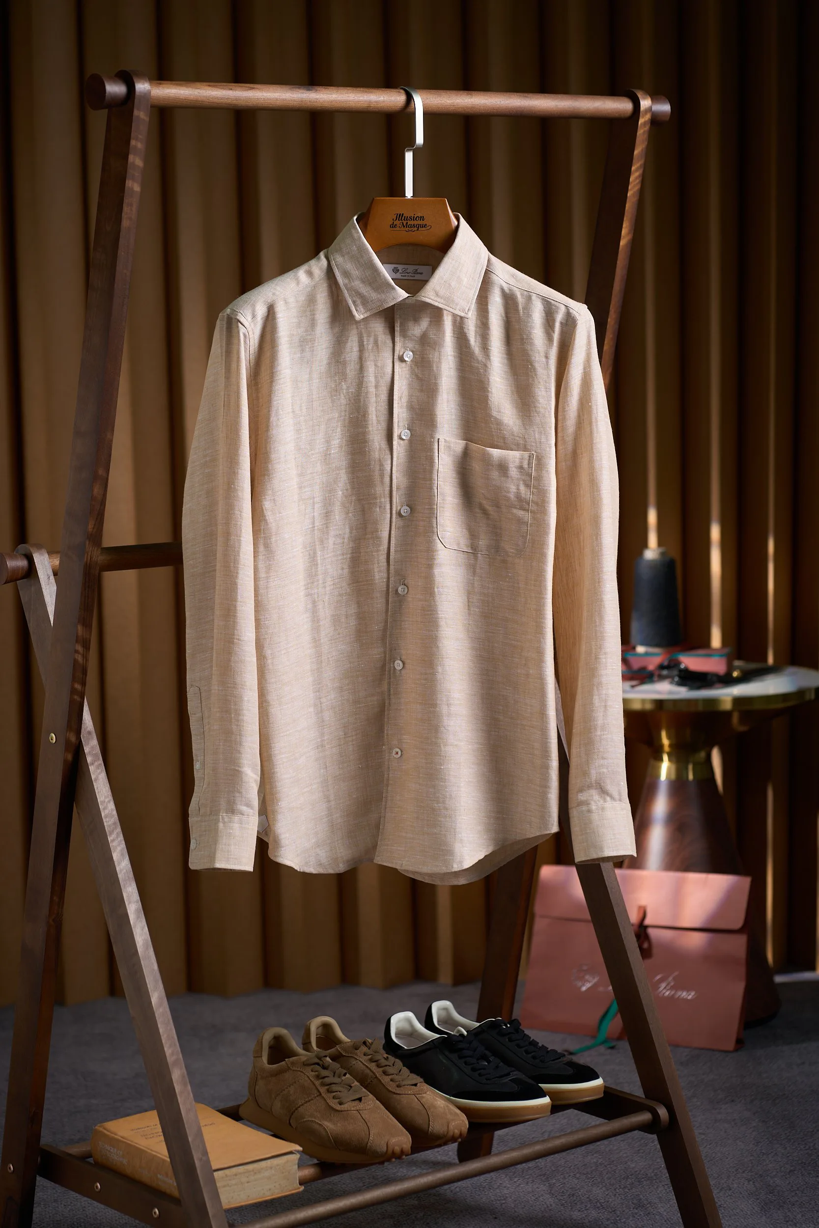 Рубашки Мужские Loro Piana 11667477