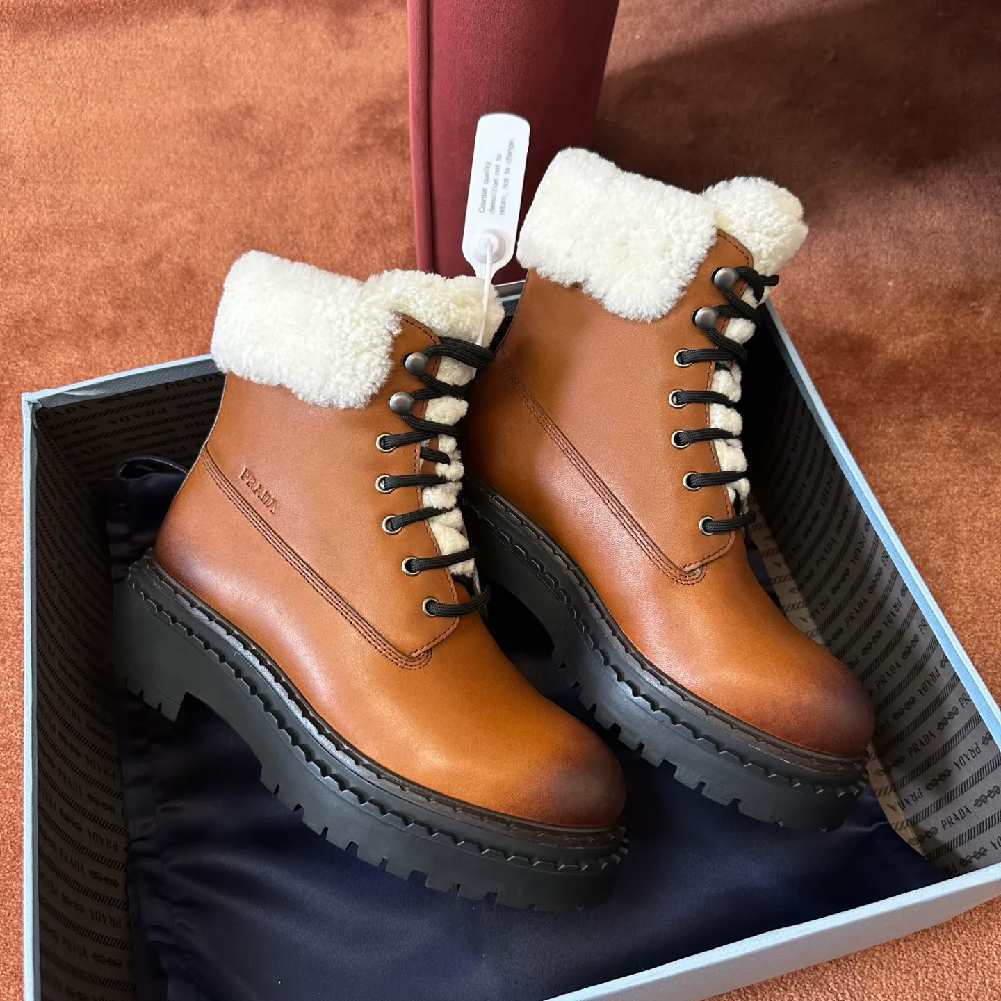 Ботинки Женские Prada 591509