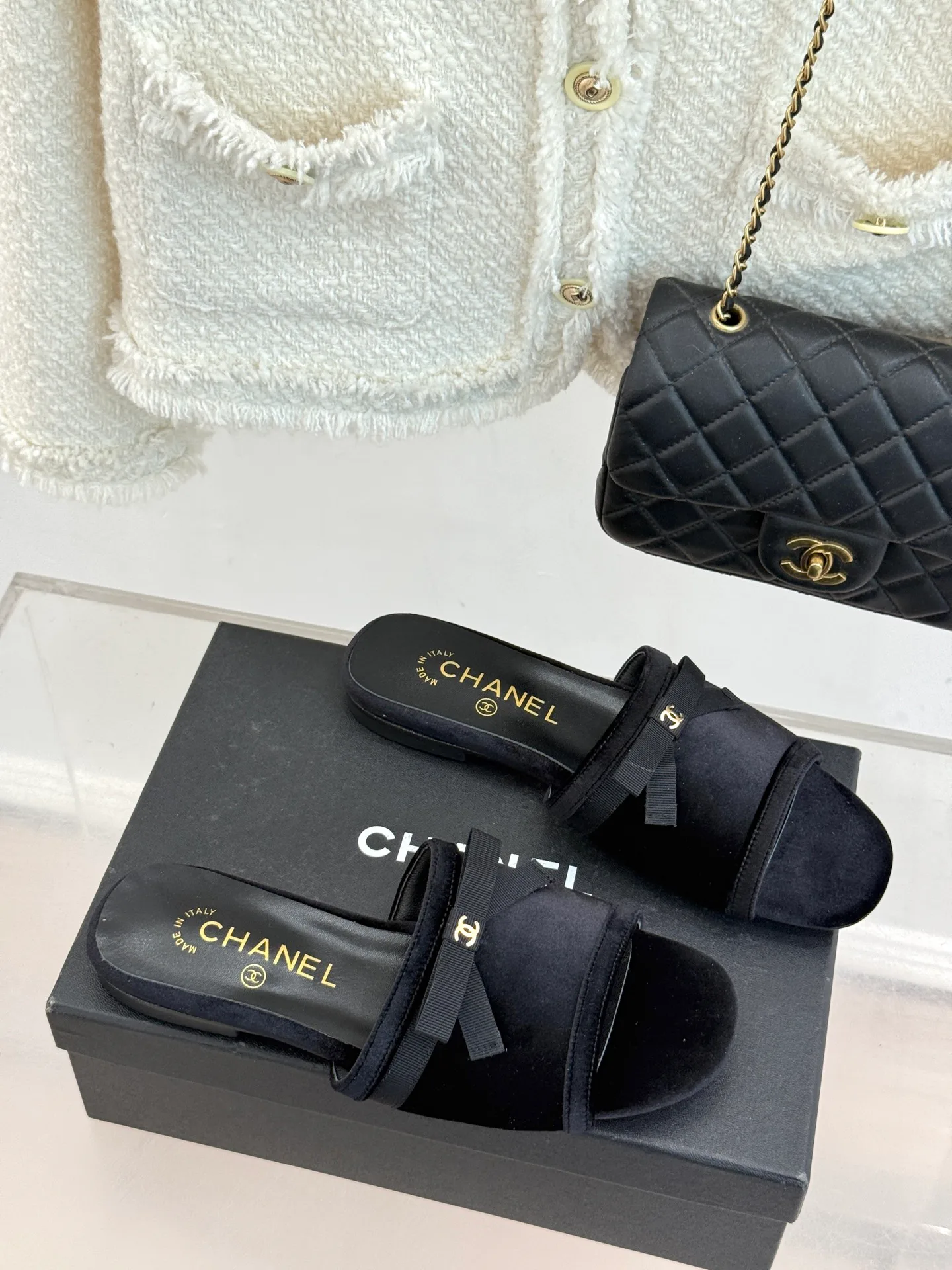 Шлепанцы Женские Chanel 13269276