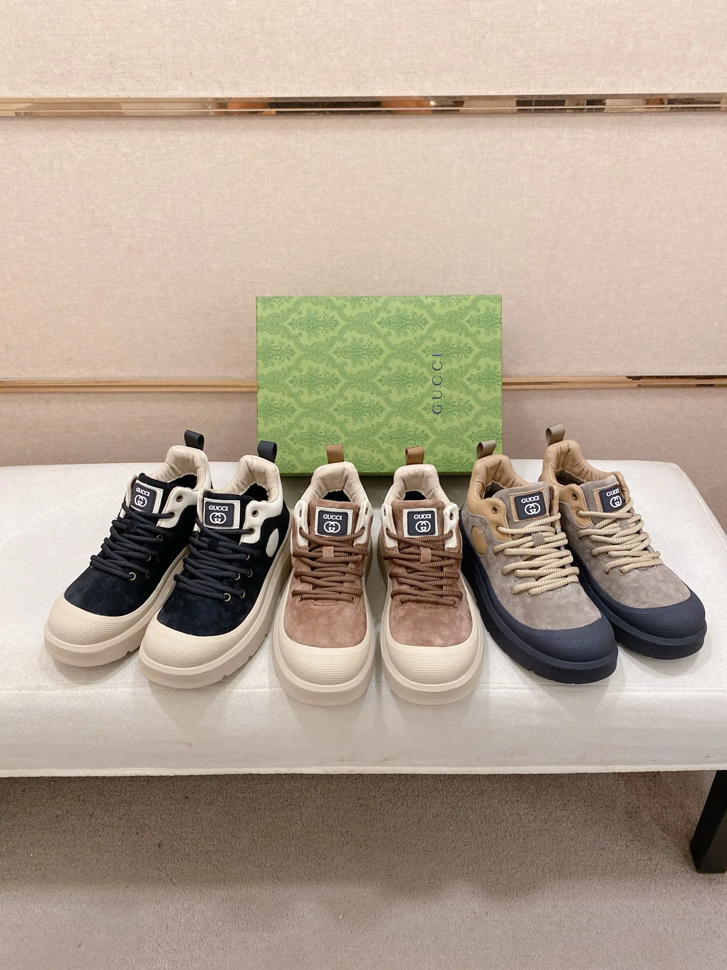 Кеды Женские Gucci 211533