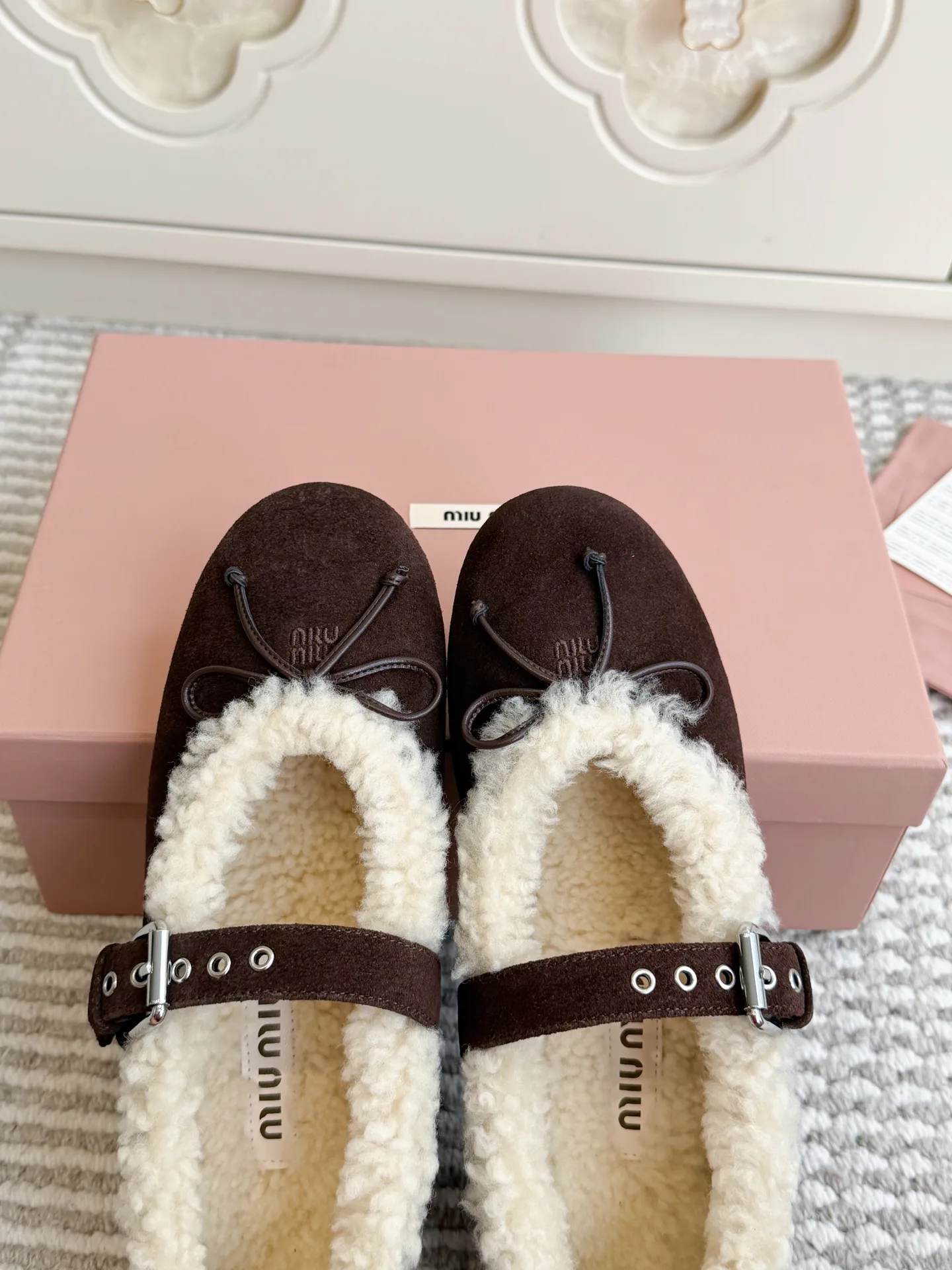 Балетки Женские Miu Miu 18092838