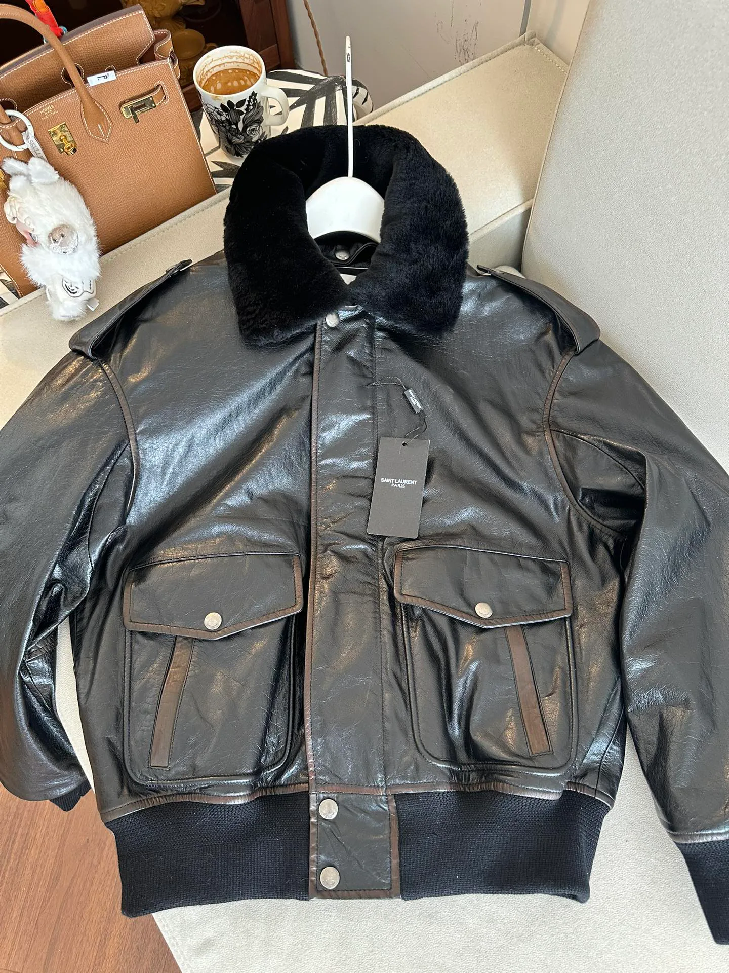 Куртки Женские Saint Laurent 334225