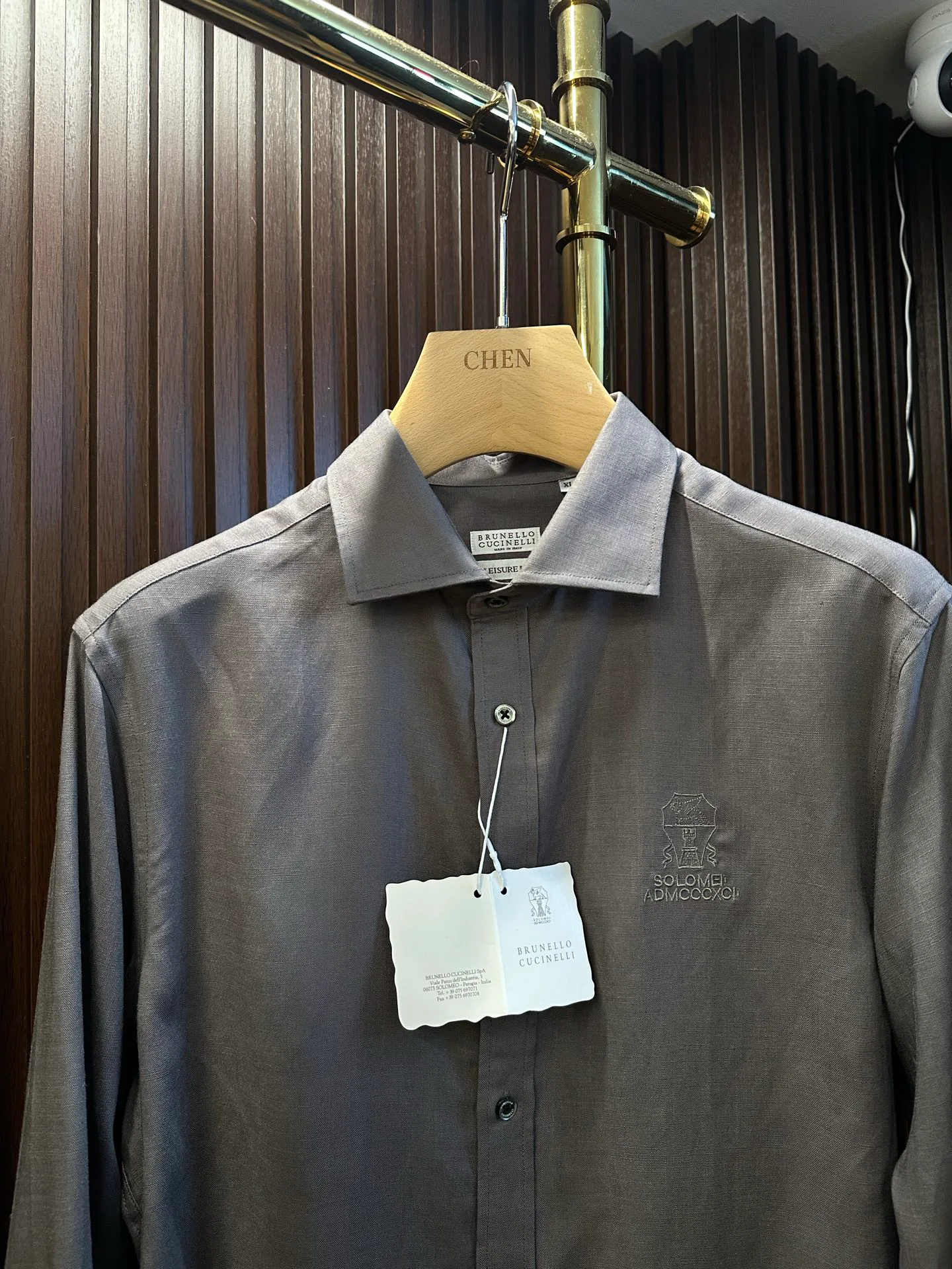 Рубашки Мужские Brunello Cucinelli 11383589