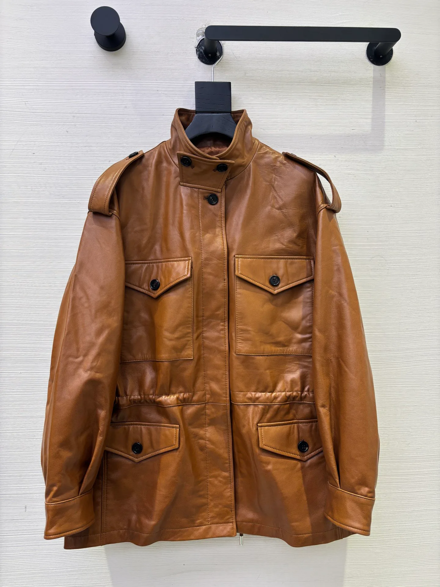 Кожаные Куртки И Дублёнки Женские Saint Laurent 16983659
