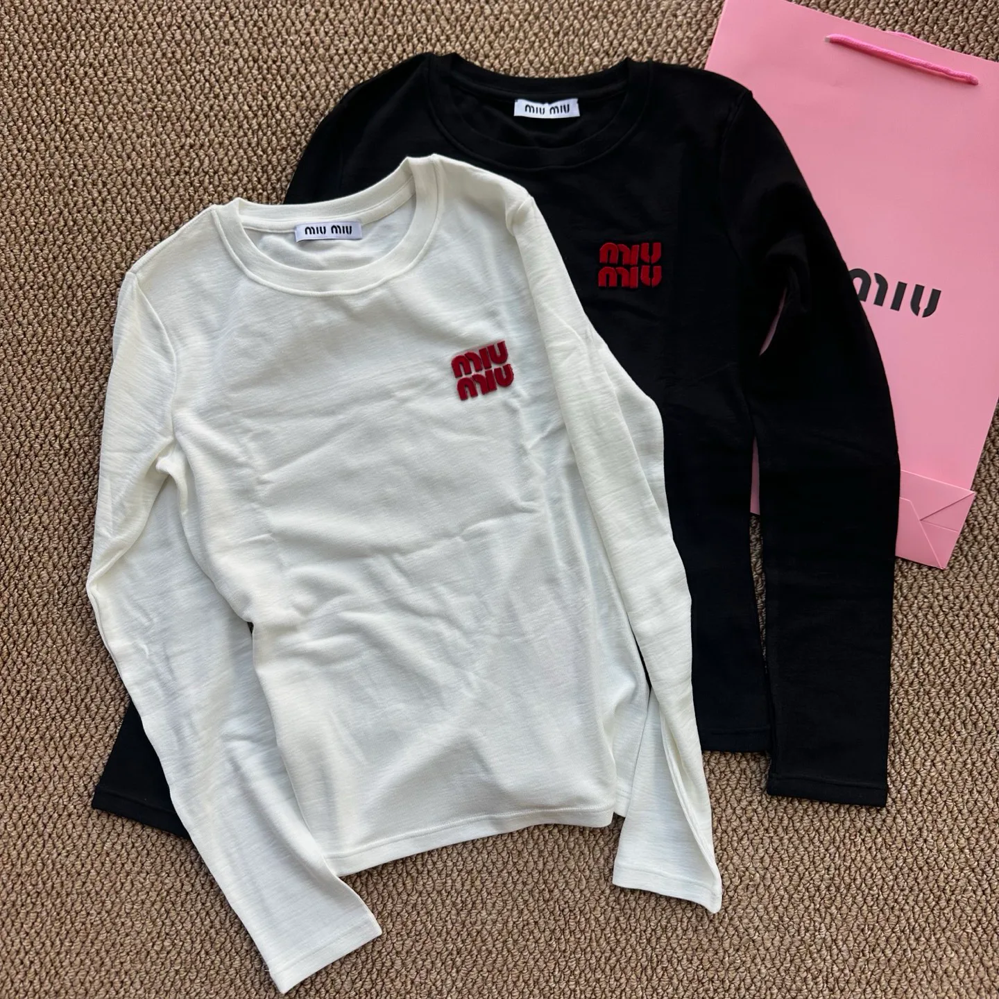 Лонгсливы Женские Miu Miu 5892825