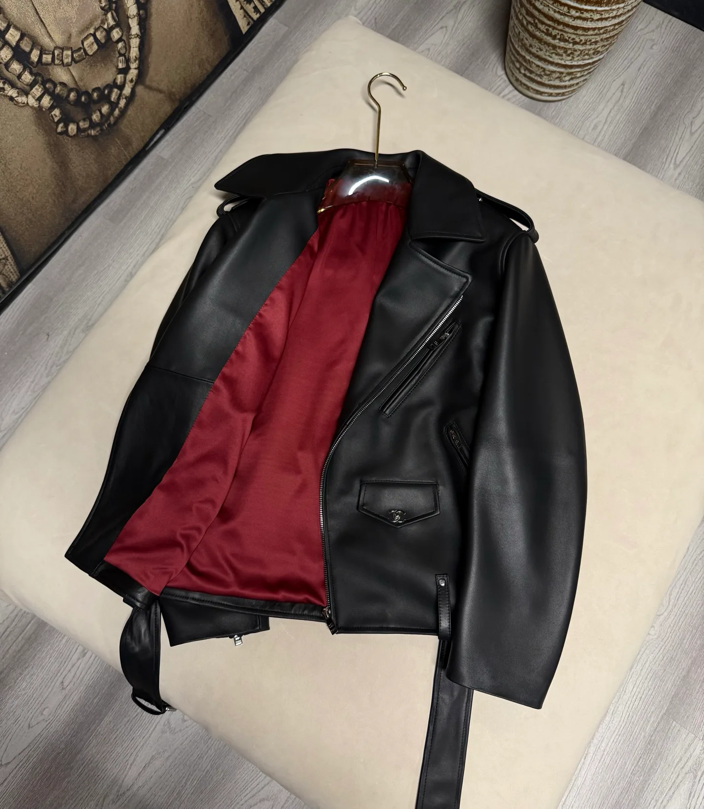 Кожаные Куртки И Дублёнки Женские Chanel 18358903