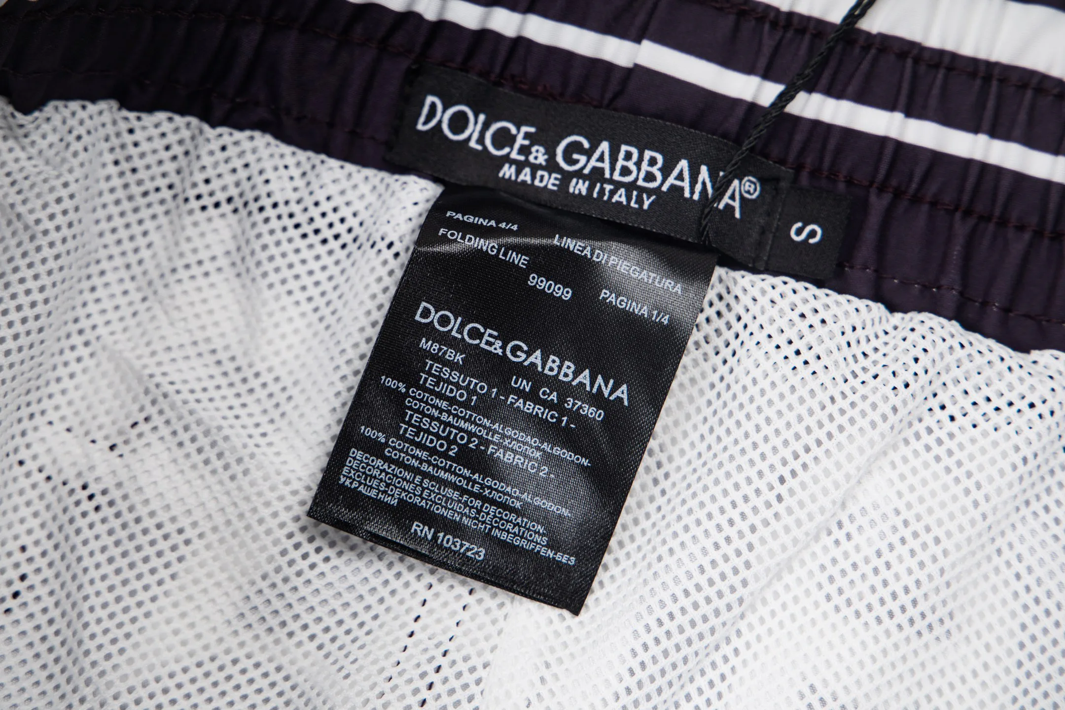 Шорты Мужские Dolce & Gabbana 11528460