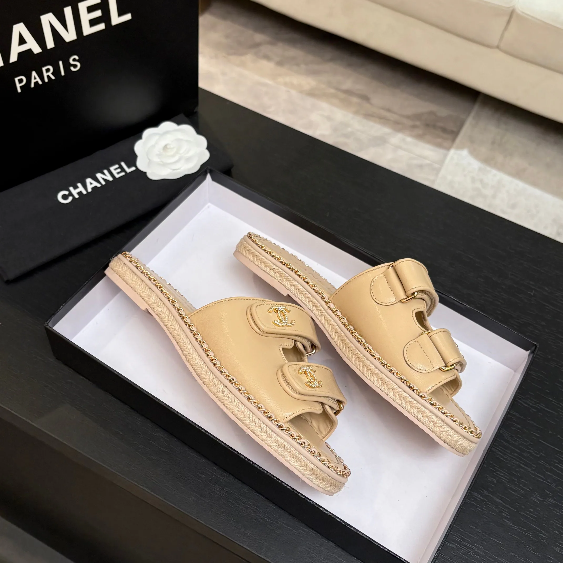 Шлепанцы Женские Chanel 2578921